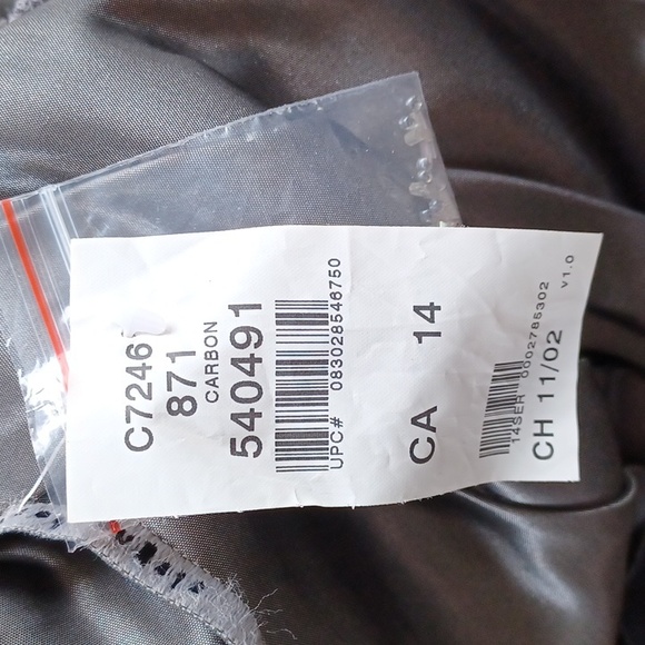 Alfred Angelo Style 7246 "Carbon" 2 Piece Taffeta Gown NEW- Sz. 14 - Picture 5 of 14